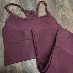 Balance Waffle Knit Set - Purple